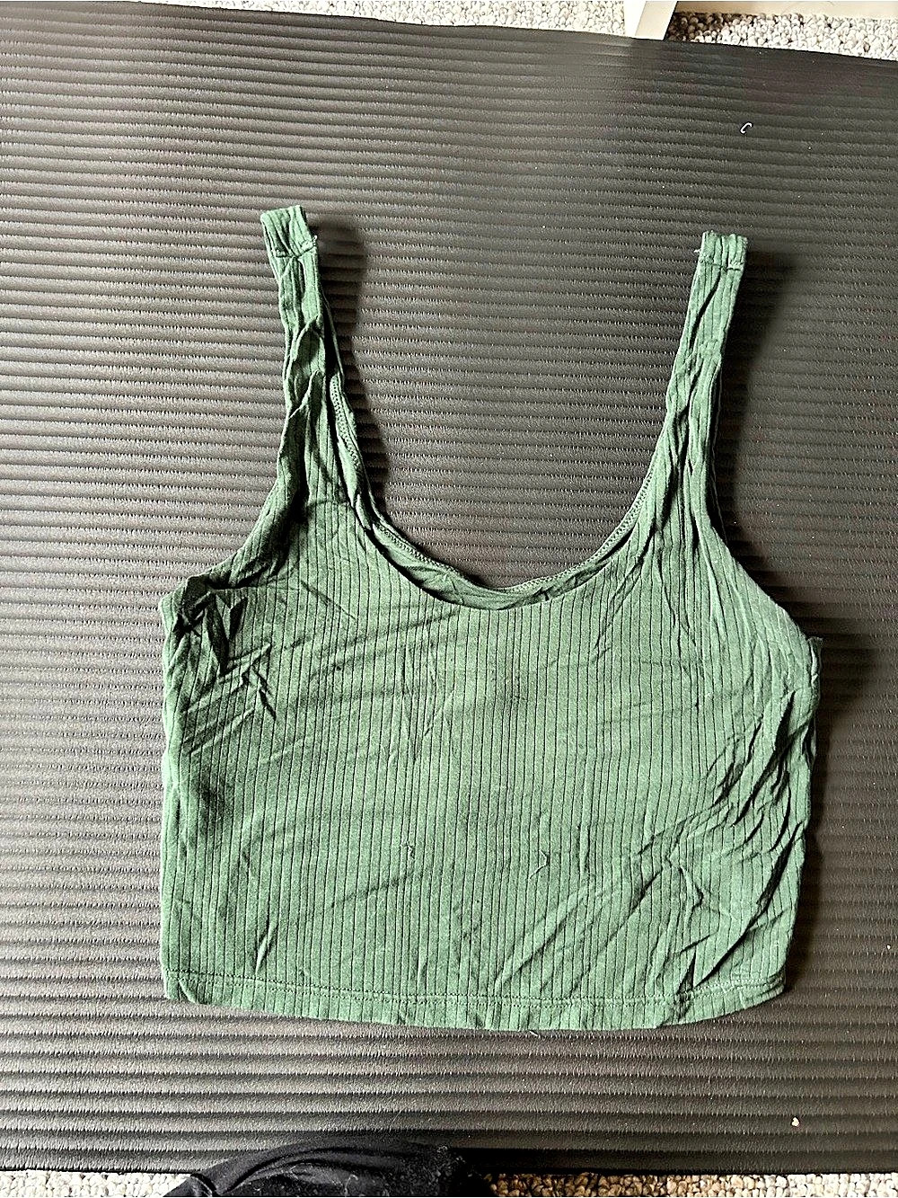 Aerie Green Ribbed Tank Top